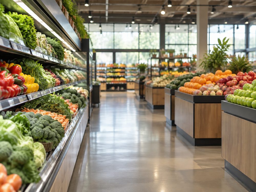 Supermarkets concept image