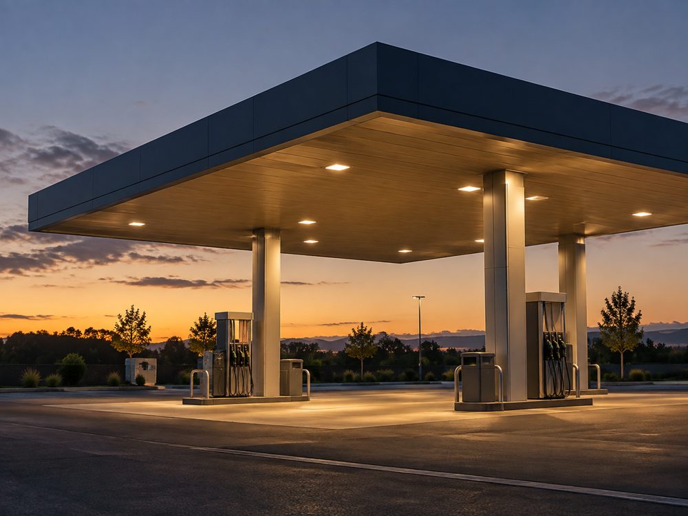 Gas stations concept image